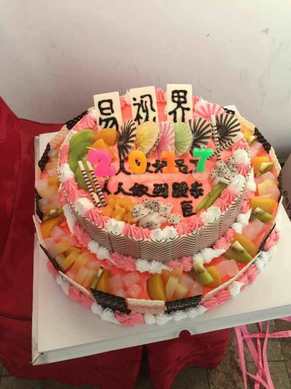 溫馨的易視界集體生日