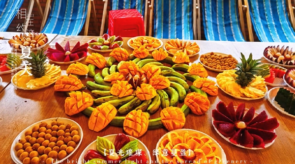 易視界精英集體實(shí)現(xiàn)水果自由日，享受水果的甜