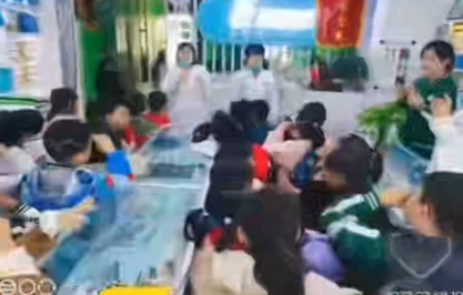 幼兒園來(lái)店上眼生理實(shí)踐課